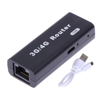Мини портативный маршрутизатор USB Беспроводной маршрутизатор 3G / 4G Wifi Точка доступа Wlan Точка доступа Wi-Fi 150 Мбит /с Беспроводной маршрутизатор RJ45 USB с USB-кабелем