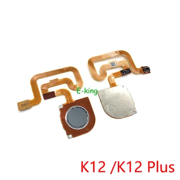 Для LG K11 K12 Plus Touch ID Датчик отпечатков пальцев Кнопка Home Гибкий кабель