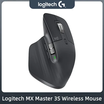 Беспроводная мышь Logitech MX Master 3S, Эргономичная Мышь, Bluetooth-Мыши, 8000 точек на дюйм, Сверхбыстрая прокрутка, Тихие щелчки, Офисная Мышь
