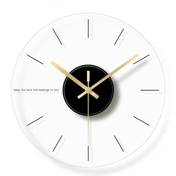 Настенные часы Бесшумные Современные Прозрачные Часы Настенные Часы Домашний Декор Спальня Спальня Кухня Украшение гостиной