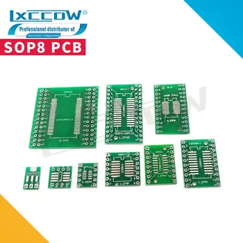 20ШТ TSSOP8 SSOP8 SOP8 для DIP8 печатная плата SOP-8 плата переноса SOP DIP Pin адаптер шага платы