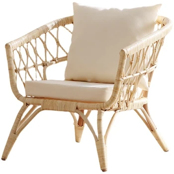 Креативные уличные стулья из ротанга, Современная уличная мебель, Дизайнерская спинка для балкона, Пляжные стулья, терраса во дворе, кресло для отдыха