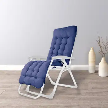 Хлопчатобумажная подушка для кресла с откидной спинкой, садовый шезлонг, коврик для сиденья, удобные длинные подушки для дома, уличная мебель для патио