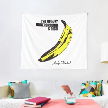 Velvet Underground Энди Уорхола, знаменитый Гобелен с банановым дизайном, Гобелен для скандинавского домашнего декора на стене