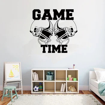 Съемный DIY виниловый стикер на стену украшение комнаты X-box fort Game Time наклейка На стену Для Детской Спальни ПВХ Настенные Художественные Наклейки G932