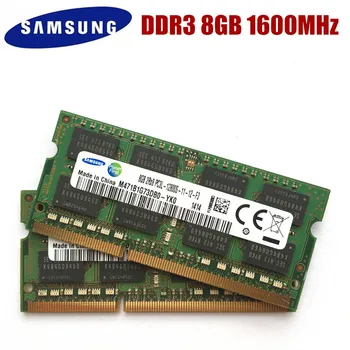 SAMSUNG 8G 2RX8 PC3L 12800S DDR3 8 ГБ 1600 МГц Память ноутбука 8G PC3L 12800S 1600 МГц Модуль ноутбука SODIMM RAM