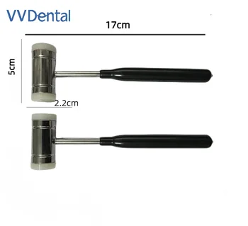 Двусторонний костный молоток VV Dental, 1 шт., со сменной резиновой прокладкой, легкий стоматологический многоцелевой инструмент для имплантации