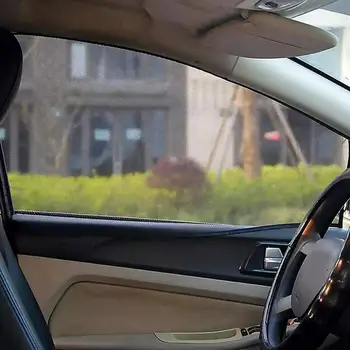 4 шт., шторка на окно автомобиля, Магнитная Анти-ультрафиолетовая сетчатая ткань, солнцезащитный козырек на переднее заднее боковое стекло для фургона