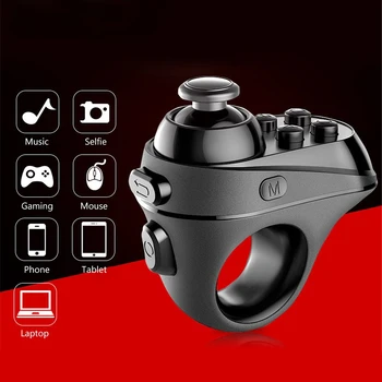 Bluetooth Smart Gaming Finger Mouse Пульт дистанционного управления ручкой 306 ° Адаптер Gaming Mause Функция Gamer Pages Поддержка Android iOS