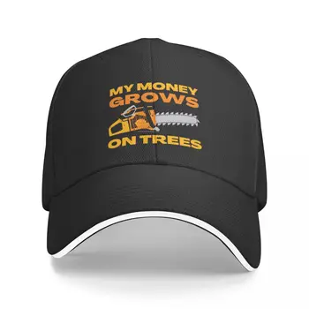 Мои деньги растут на деревьях Забавные подарки для лесоводов Бейсболка Роскошная шляпа Кепка для гольфа Женская Кепка Мужская