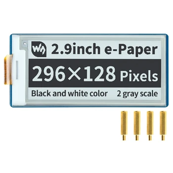 Waveshare 2,9-дюймовый модуль дисплея E-Ink, черный, белый, двухцветный модуль экрана электронной бумаги для Raspberry Pi