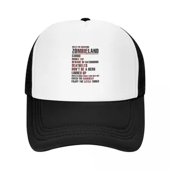 Правила выживания в Зомбилэнде Карио Двойные Ремни Безопасности Трендовая Бейсболка модная Пляжная Женская шляпа 2023 Мужская