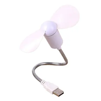 Мини-змеиный вентилятор бесшумный мягкий листовой вентилятор компьютерный USB-вентилятор свободно сгибаемый Мини-мягкий листовой змеиный бесшумный вентилятор