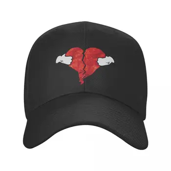 Модная бейсбольная кепка Kanye West Heart Break для мужчин и женщин, регулируемая на заказ шляпа для папы, уличные бейсболки Snapback, солнцезащитные шляпы