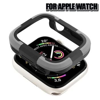 Для Apple Watch Серии 8 7 Ultra 49 мм Чехол Жесткий Защитный Чехол для ПК С Полой Рамкой Бампер для Apple Watch Серии 8 7 41 мм 45 мм