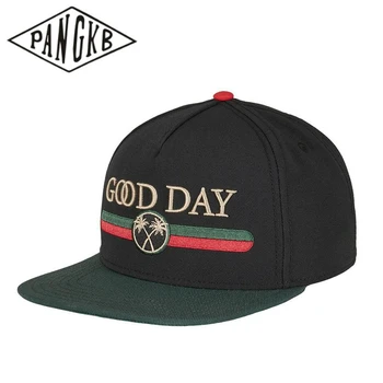 Бренд PANGKB Good Day CAP с золотыми буквами в стиле хип-хоп snapback hat для мужчин женщин взрослых уличная повседневная бейсболка от солнца
