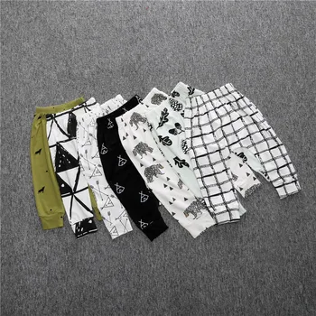 Корейские детские брюки для малышей, Летние штаны от комаров для мальчиков и девочек, леггинсы, Детские шаровары
