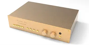 Эталонная FM-акустика FM266MK II Золотой Полностью алюминиевый корпус усилителя мощности Корпус предусилителя DIY HiFi Box