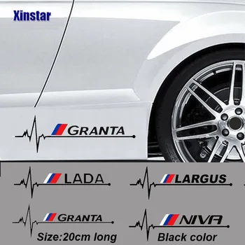2X Наклейка На Кузов Автомобиля Для Lada Vesta Xray Largus Granta NIVA