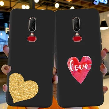 Роскошный чехол для телефона Love Heart из Мягкого Силикона tpu Чехол для Oneplus 8 5 6 7 One Plus 5T 6T 7T 8 Pro Чехол Для телефона coque etui