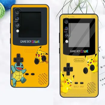 Аниме-чехол Game-Boy P-Pokemon Для Samsung A90 A80 A70 A70S A60 A50 A40 A30 A30S A20S A20E A10 A10E A9 A8, черный силиконовый чехол