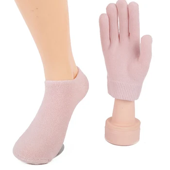 Силиконовые увлажняющие спа-гелевые носки для пяток, перчатки для ухода за руками, отшелушивающие и предотвращающие сухость, омолаживающие кожу ног Эластичные носки