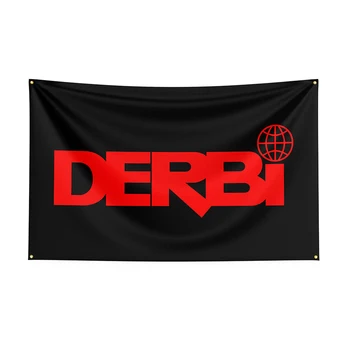 Баннер Гоночного Автомобиля с Принтом из Полиэстера Derbis Flag 3x5Ft Для декоративного баннера ft flag