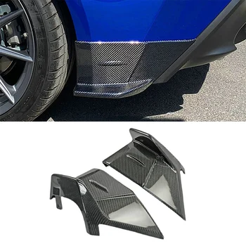 2ШТ Боковые юбки заднего бампера из углеродного волокна, Сплиттер, декоративная накладка, накладная панель, подходит для Toyota GT86 Subaru BRZ 2022-2023