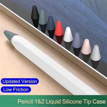 8 шт. защитный чехол для Apple Pencil 1-го и 2-го поколения, сменный силиконовый чехол для наконечника, защитный чехол для пера для Apple Pencil 2 Case