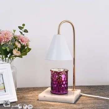 Лампа для тающего воска для ароматерапии из мрамора, простая креативная настольная лампа, Прикроватная лампа для спальни, Атмосферная лампа