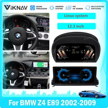 12,3-дюймовое 128G Android автомобильное радио для BMW Z4 E89 2002-2019 Система GPS навигации ЖК-цифровой кластер