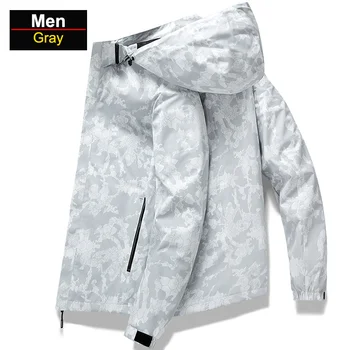 Мужская водонепроницаемая походная куртка Новая весенняя ветрозащитная куртка для бега Мужская верхняя одежда для кемпинга рыбалки Охоты треккинга