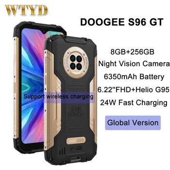 DOOGEE S96 GT Прочный Телефон 8 ГБ + 256 ГБ Камера Ночного Видения 6350 мАч 6,22 