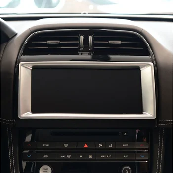 Накладка на рамку GPS-навигации на центральной консоли автомобиля для Jaguar XE F-Pace X761 2016-2021 Аксессуары для интерьера