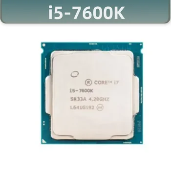 Четырехъядерный процессор Core i5 7600K с частотой 3,8 ГГц, четырехпоточный процессор 6M 91W CPU LGA 1151