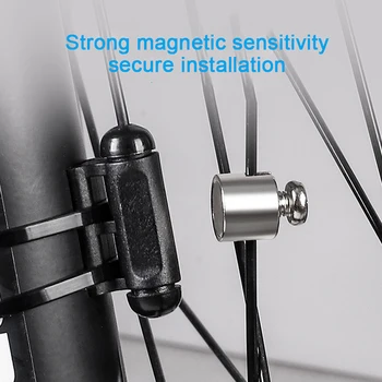 1 шт. Магнит для велосипедных запчастей Спидометр Металлический Секундомер Магнит Мощное поглощение Аксессуары для измерения скорости Одометра