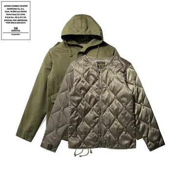 Пальто средней длины, ветровка с рыбьим хвостом, Мочевой пузырь M-51, одежда, куртка с хлопчатобумажной подкладкой, Съемная внутренняя подкладка, Походная парка на открытом воздухе
