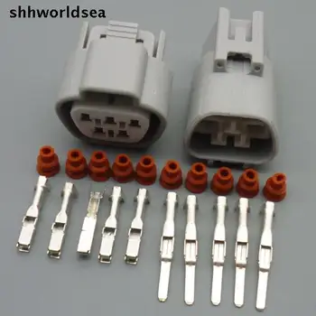 shhworldsea 2,2 мм 5P мужские и женские Стеклоочистители 5P контактный / позиционный разъем разъемы для электрических проводов 6189-0504 6188-0327