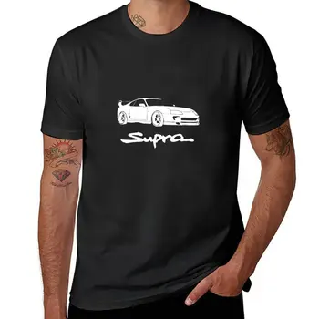 Спортивная футболка Supra, забавная футболка, мужские футболки большого и высокого роста