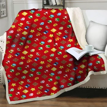3D Художественные мультяшные одеяла для кроватей, диванов, Мягкие теплые одеяла, Фланелевое Плюшевое покрывало для сна, Портативное одеяло для пикника в путешествии