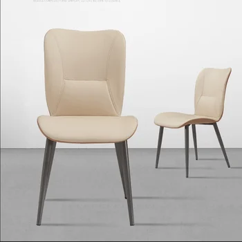 Дизайнерские стулья для гостиной и столовой, Роскошное кресло для отдыха в спальне, Белый шезлонг со спинкой, Современная мебель WXH35XP