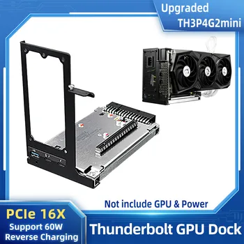TH3P4G2 Thunderbolt GPU PCIe 16X Док-станция для Видеокарты Ноутбука с Внешней Графической картой для Ноутбука Macbook PD 40 Гбит/с Thunderbolt 3 4