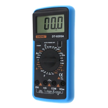 DT-9205A ЖК-цифровой мультиметр Электрический Ручной тестер переменного тока для постоянного тока