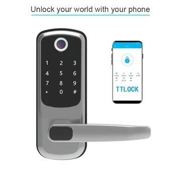 Цифровой умный дверной замок безопасности с бесключевой клавиатурой дверной замок с отпечатком пальца биометрический пароль дверной замок