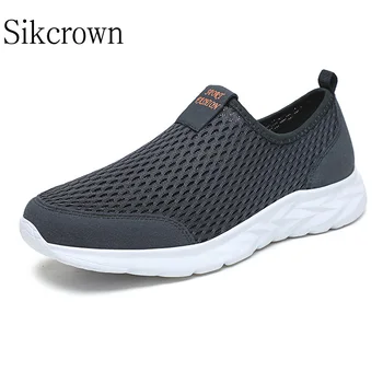 Черная дышащая спортивная обувь для мужчин, повседневные туфли большого размера 49, Сверхлегкая удобная женская обувь для ходьбы, нескользящая обувь для ходьбы