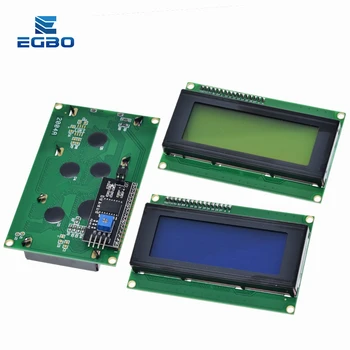 1ШТ LCD2004 + I2C 2004 20x4 2004A синий экран HD44780 Символьный ЖК-дисплей/с Модулем Адаптера Последовательного интерфейса IIC/I2C Для Модуля Arduino