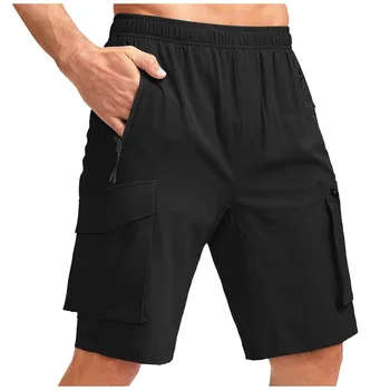 2023 Новые хлопковые мягкие шорты Мужские повседневные короткие штаны для бега трусцой Летние мужские свободные шорты для бега винтажные короткие брюки