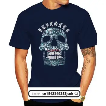 Новая забавная футболка для мужчин, новинка, футболка Deftones, Нефритовый череп, футболка