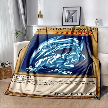 Yu-Gi-Oh Карта Монстра Фланелевое Одеяло Кровать Мягкое Игровое Покрывало Диван-Одеяло Одеяло Для Пикника Пледы Одеяла для Кроватей