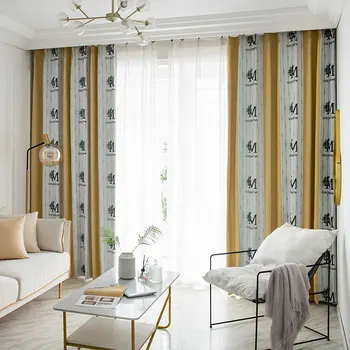 Простые вертикальные полосы в скандинавском стиле, окрашенная пряжей жаккардовая ткань для штор, полосы средиземноморского цвета, шторы для гостиной, спальни, кабинета.